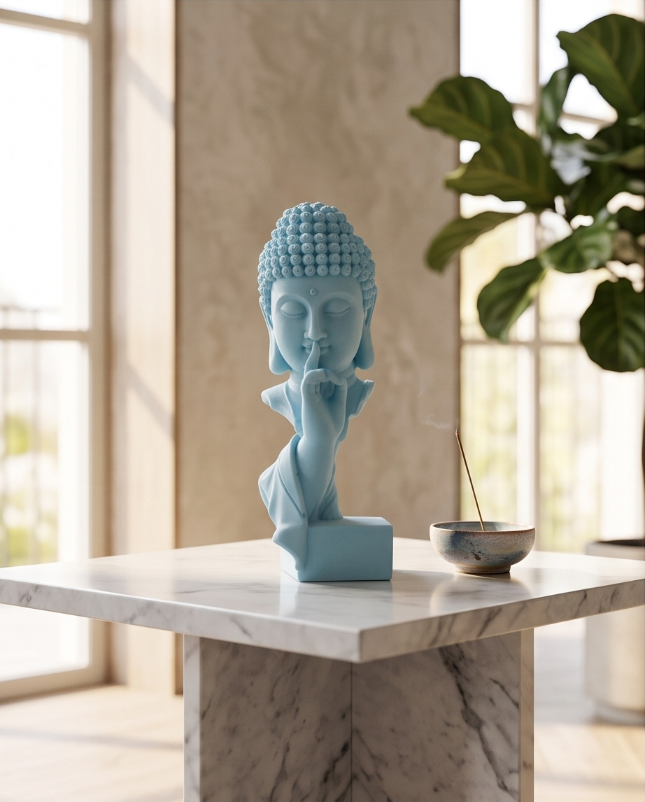 Bouddha Stylisé bleu