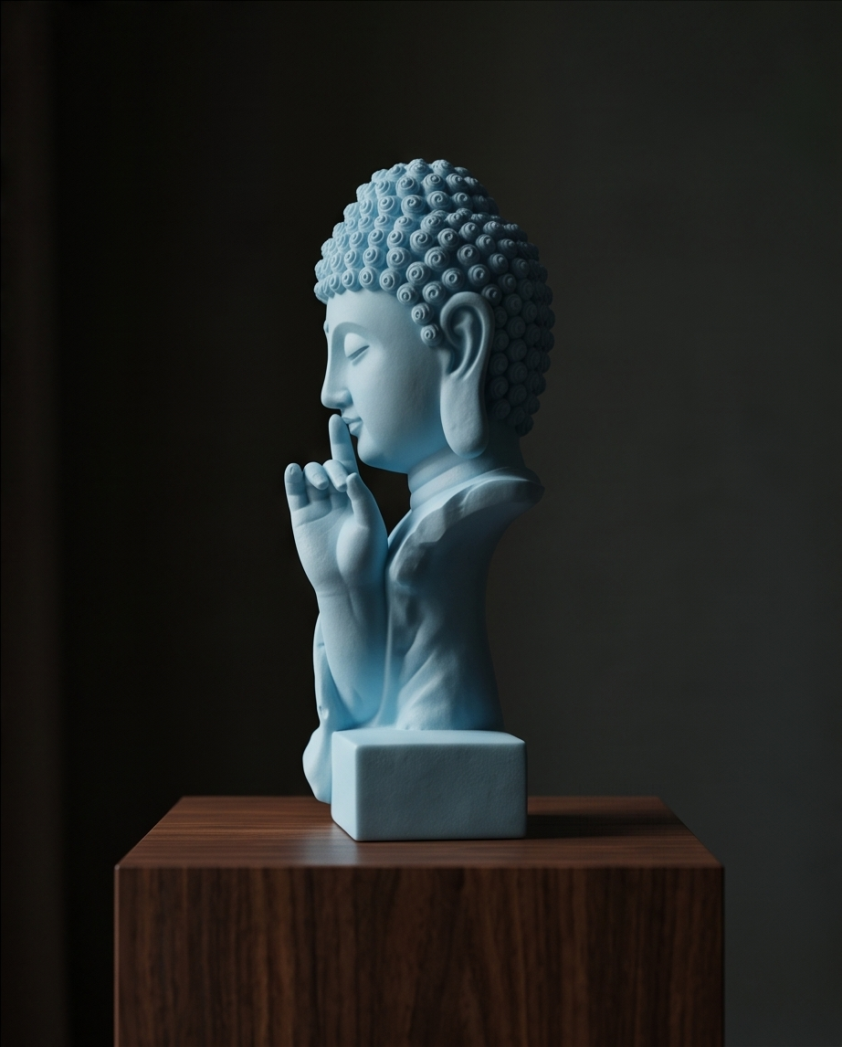 Bouddha Stylisé bleu