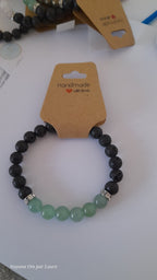 Bracelet Diffuseur - Pierres de Laves et Pierre Naturelle - Création Artisanale - Nayana Om Boutique