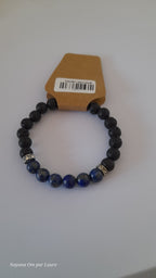 Bracelet Diffuseur - Pierres de Laves et Pierre Naturelle - Création Artisanale - Nayana Om Boutique
