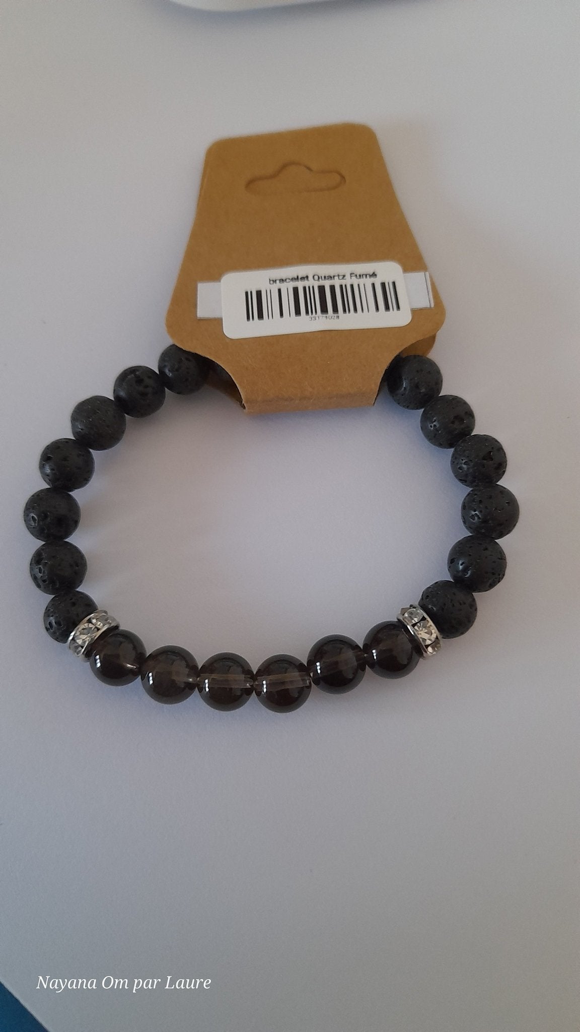 Bracelet Diffuseur - Pierres de Laves et Pierre Naturelle - Création Artisanale - Nayana Om Boutique