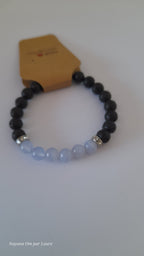 Bracelet Diffuseur - Pierres de Laves et Pierre Naturelle - Création Artisanale - Nayana Om Boutique