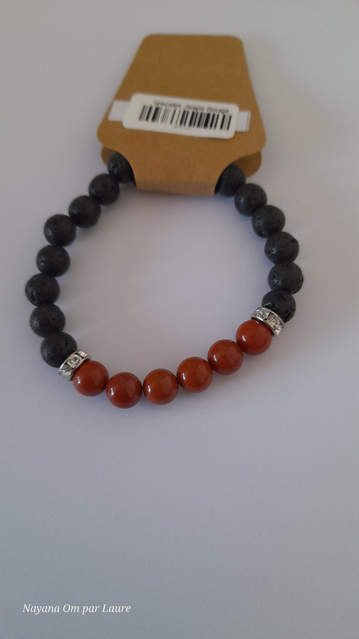 Bracelet Diffuseur - Pierres de Laves et Pierre Naturelle - Création Artisanale - Nayana Om Boutique