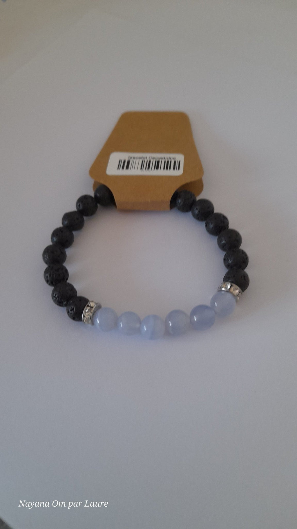 Bracelet Diffuseur - Pierres de Laves et Pierre Naturelle - Création Artisanale - Nayana Om Boutique