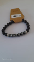 Bracelet Diffuseur - Pierres de Laves et Pierre Naturelle - Création Artisanale - Nayana Om Boutique