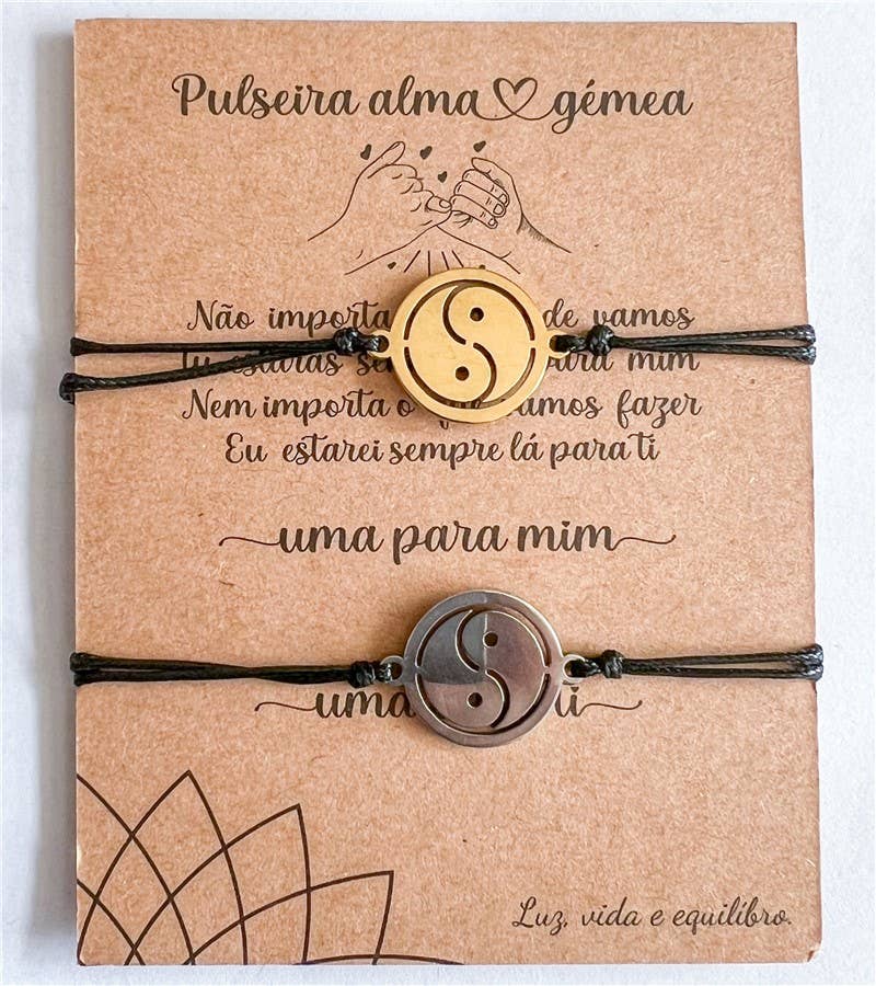 Bracelets Âmes Jumelles Yin Yang – Connexion & Harmonie - Nayana Om Boutique