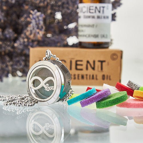 Collier Diffuseur Aromathérapie - Amour Infini 25mm - Nayana Om Boutique