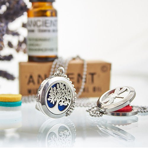 Collier Diffuseur Aromathérapie - Arbre de Vie 30mm - Nayana Om Boutique
