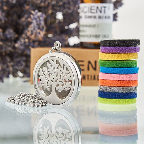 Collier Diffuseur Aromathérapie - Arbre de Vie 30mm - Nayana Om Boutique