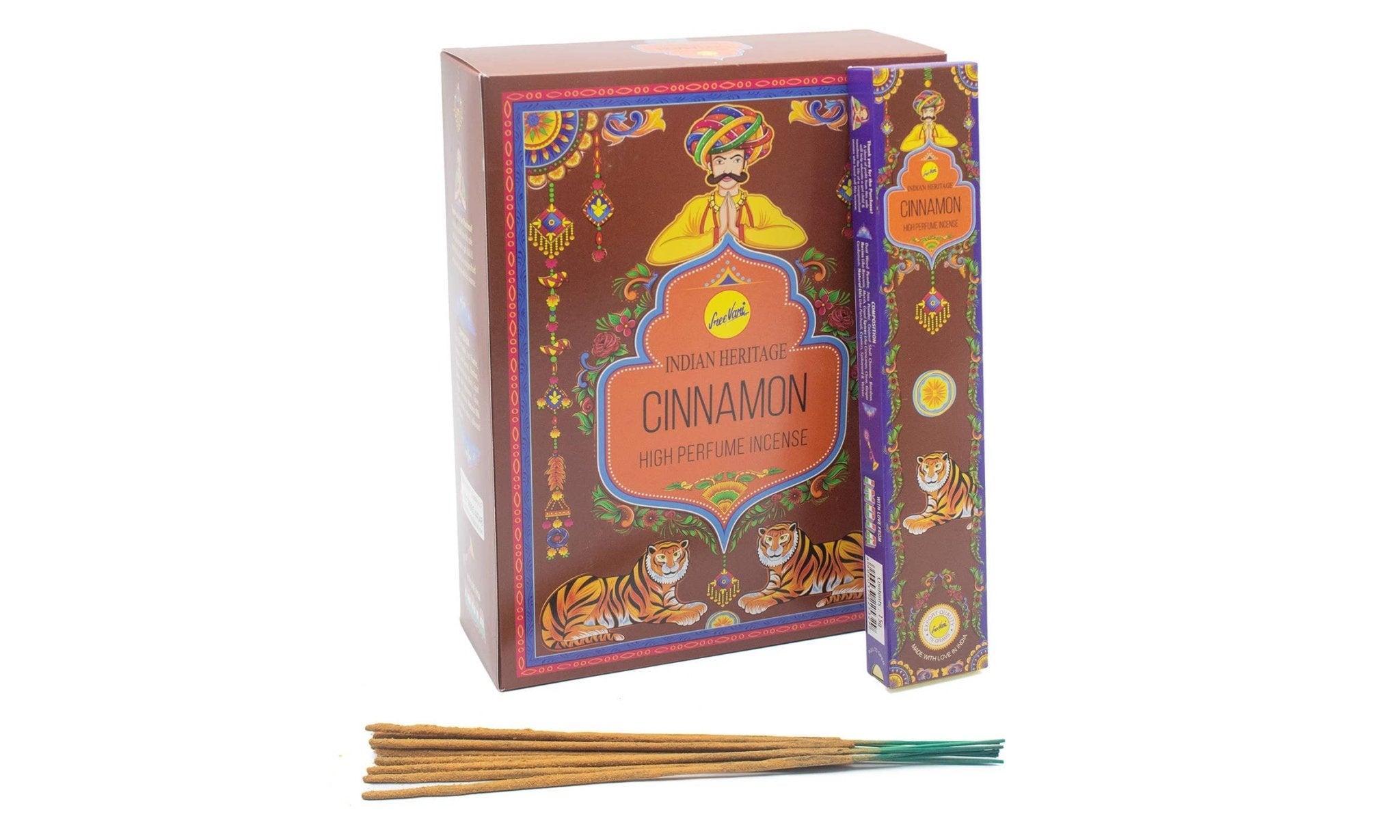 Encens Cannelle Indian Heritage – Parfum chaud, énergie & tradition - Nayana Om Boutique