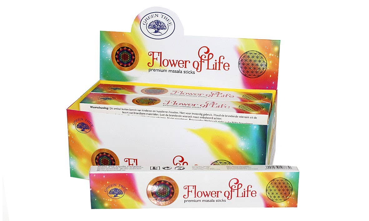 Encens Flower of Life – Green Tree – Premium Masala - Nayana Om Boutique