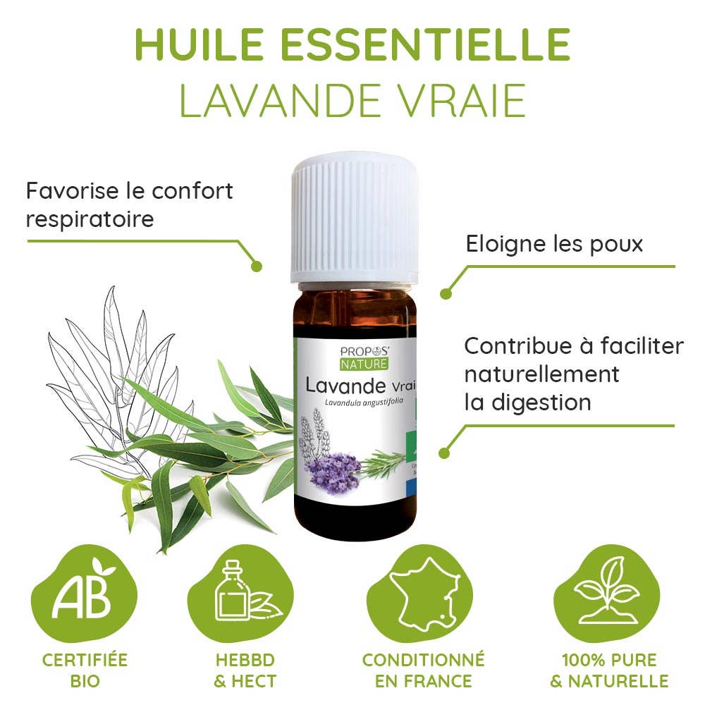 Huile essentielle de Lavande Vraie Bio – Sérénité, Sommeil & Harmonie - Nayana Om Boutique