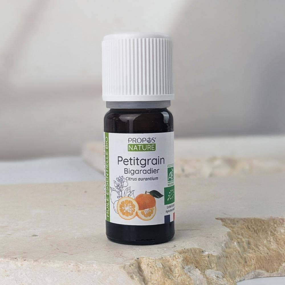 Huile Essentielle de Petit Grain Bigaradier Bio – Apaisement, Harmonie & Sérénité - Nayana Om Boutique